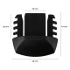 Plastic end cap for crossbar ROOF RACK IN / FIX, black - spare part