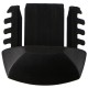 Plastic end cap for crossbar ROOF RACK IN / FIX, black - spare part