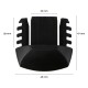 Plastic end cap for crossbar ROOF RACK IN / FIX, black - spare part