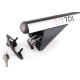 Lockable aluminum crossbar ROOF RACK IN 1, 120 cm, load capacity 90 kg