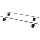Lockable aluminum crossbar ROOF RACK FIX 1, 120 cm, load capacity 90 kg