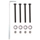 Lockable aluminum crossbar ROOF RACK FIX 1, 120 cm, load capacity 90 kg