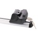 Aluminum crossbar with lock ROOF RACK FIX PRO, 120 cm, load capacity 90 kg
