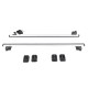 Aluminum crossbar with lock ROOF RACK FIX PRO, 120 cm, load capacity 90 kg