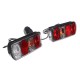 Light set with cable and 13-pin plug for E-BIKE PREMIUM bike carrier - spare part