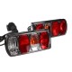 Light set with cable and 13-pin plug for E-BIKE PREMIUM bike carrier - spare part
