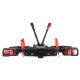 Towbar-mounted bike carrier E-BIKE 2 PREMIUM - 2 e-bikes, load capacity 60 kg, foldable