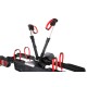 Towbar-mounted bike carrier E-BIKE 2 PREMIUM - 2 e-bikes, load capacity 60 kg, foldable