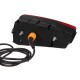 Light set with cable and 13-pin plug for E-BIKE PRO bike carrier - spare part