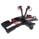 Towbar-mounted bike carrier E-BIKE 2 PRO - 2 electric bikes, load capacity 60kg, foldable