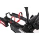 Towbar-mounted bike carrier E-BIKE 2 PRO - 2 electric bikes, load capacity 60kg, foldable