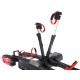 Towbar-mounted bike carrier E-BIKE 2 PRO - 2 electric bikes, load capacity 60kg, foldable