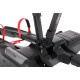 Towbar-mounted bike carrier E-BIKE 2 PRO - 2 electric bikes, load capacity 60kg, foldable