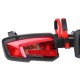 Towbar-mounted bike carrier E-BIKE 2 PRO - 2 electric bikes, load capacity 60kg, foldable