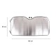 Sunshade for front windshield CAR SUNSHADE 5, 130 x 60 cm