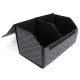 Car trunk organizer CAR COMPACT ELEGANT L, 2 compartments, foldable, with lid