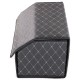 Car trunk organizer CAR COMPACT ELEGANT L, 2 compartments, foldable, with lid