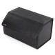 Trunk organizer CAR COMPACT LEATHER L, 2 compartments, foldable, with lid