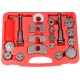 Brake piston compressor MECHANIC BRAKE SET 35, set of 35 pcs