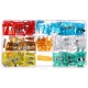 Set of blade automotive fuses MECHANIC FUSE SET 1, 5-30A, 120 pcs
