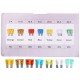 Set of blade automotive fuses MECHANIC FUSE SET 1, 5-30A, 120 pcs
