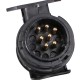 Trailer socket adapter 13-7 pin