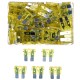 Automotive blade fuse set MECHANIC FUSE SET 20A, 100 pcs