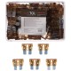 Set of automotive blade fuses MECHANIC FUSE SET 7.5A, 100 pcs
