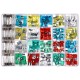 Set of blade and glass automotive fuses MECHANIC FUSE SET 215