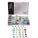 Set of blade and glass automotive fuses MECHANIC FUSE SET 215
