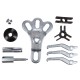 Universal puller set with impact slide hammer MECHANIC PULLER SET 16