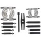 Bearing removal set MECHANIC BEARING PULLER 12, 12 pcs