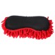 Car washing sponge CAR DETAILING WASH 1, 24 x 12.5 x 6 cm, black-red
