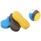 Car wash sponge CAR DETAILING WASH 3, 3 pcs, blue, black, yellow