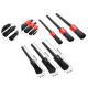 Set of precision brushes for car cleaning CAR DETAILING BRUSH 6, 6 pcs