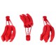 Set of brushes for cleaning car air vents CAR DETAILING VENT BRUSH 3, 3 pcs