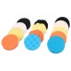Polishing pads/sponges set with backing pad for car cleaning CAR DETAILING PAD 30, 30 pcs