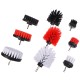 Set of drill brushes for car cleaning CAR DETAILING DRILL BRUSH 9, 9 pcs