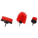 Drill brush set for car cleaning CAR DETAILING DRILL BRUSH 3 MEDIUM, 3 pcs