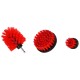 Drill brush set for car cleaning CAR DETAILING DRILL BRUSH 3 MEDIUM, 3 pcs
