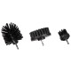 Drill brush set for car cleaning CAR DETAILING DRILL BRUSH 3 HARD, 3 pcs