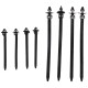 MECHNIC TRIM CLIP SET 700 upholstery clip, retainer and pin set for vehicles