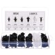 MECHNIC TRIM CLIP SET 100 upholstery clip, retainer and pin set for vehicles