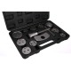 Brake piston compressor MECHANIC BRAKE SET BLACK 12, 12-piece set