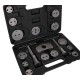 Brake piston compressor MECHANIC BRAKE SET BLACK 18, 18-piece set