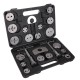 Brake piston compressor MECHANIC BRAKE SET BLACK 22, 22-piece set