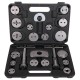 Brake piston compressor MECHANIC BRAKE SET BLACK 22, 22-piece set