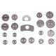 Brake piston compressor MECHANIC BRAKE SET BLACK 22, 22-piece set