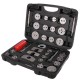 Brake piston compressor MECHANIC BRAKE SET BLACK 35, 35-piece set