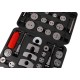 Brake piston compressor MECHANIC BRAKE SET BLACK 35, 35-piece set